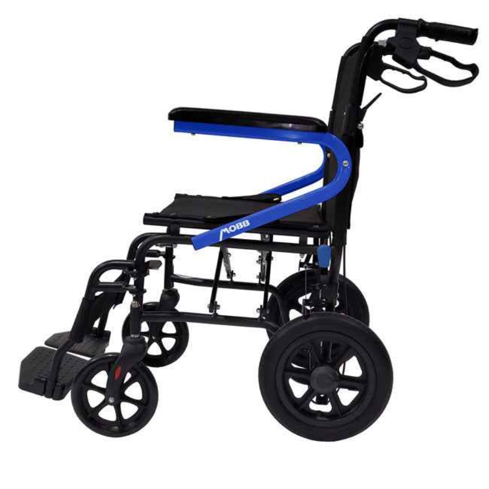 MOBB 12-Inch Wheelchair Transport Chair – Durable and Portable | Care Made Canada